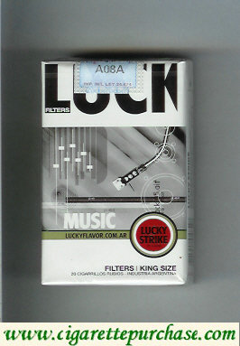 Lucky Strike Filters Music cigarettes soft box